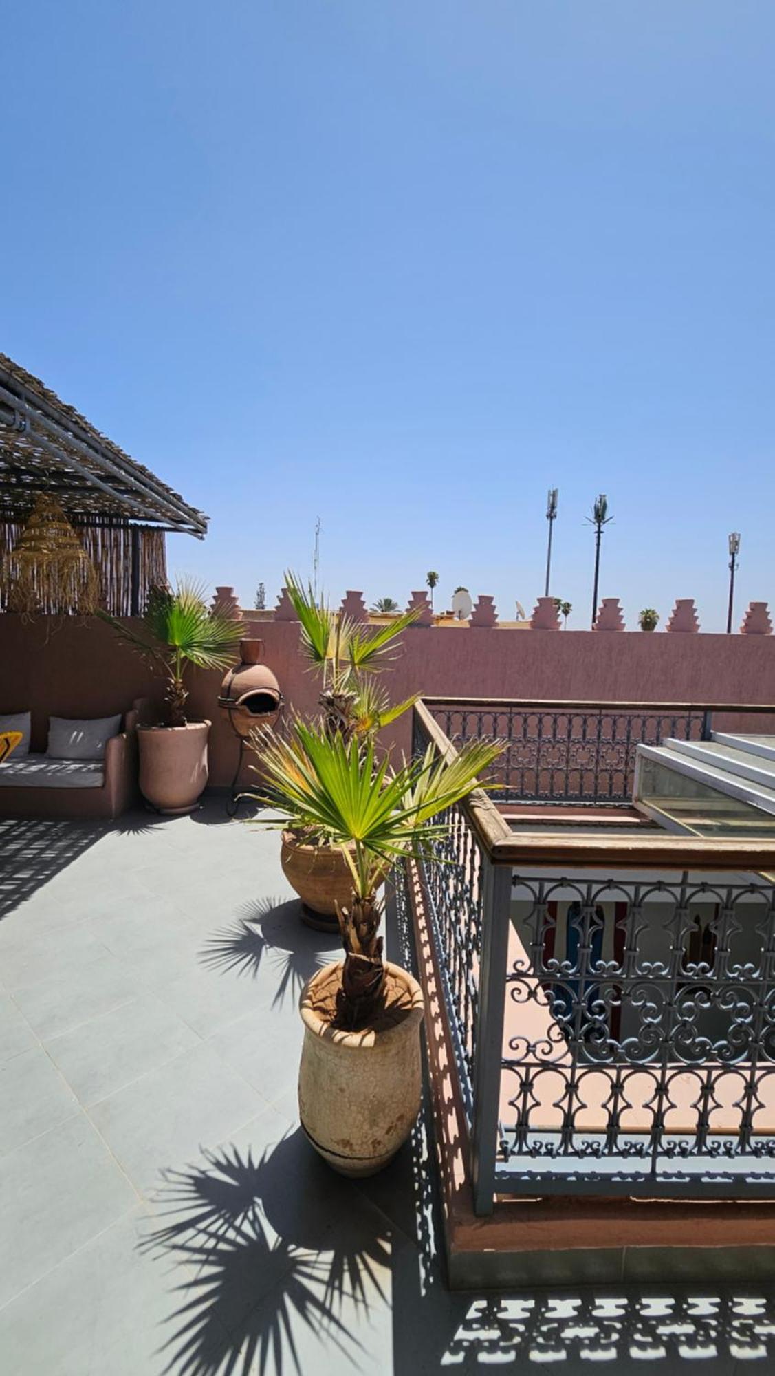 Riad Melilo Avec Piscine Chauffee Marrakesh Exterior photo