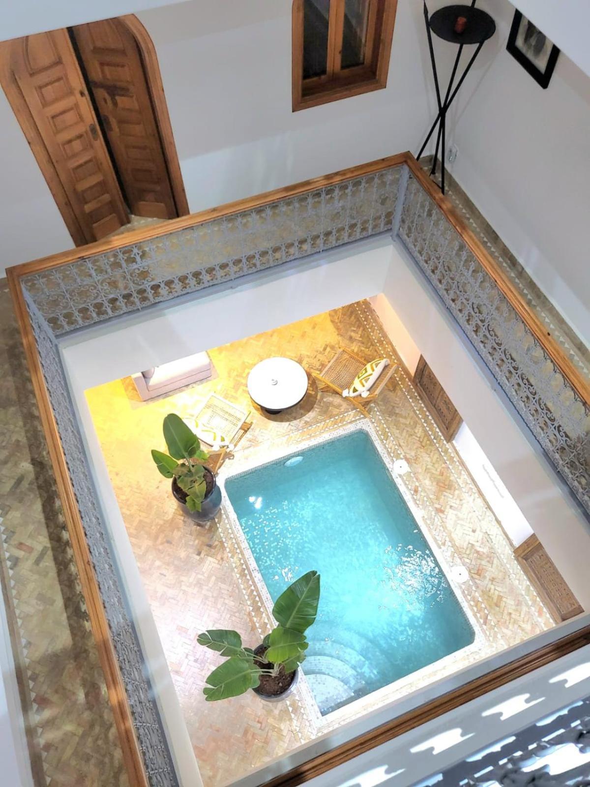 Riad Melilo Avec Piscine Chauffee Marrakesh Exterior photo